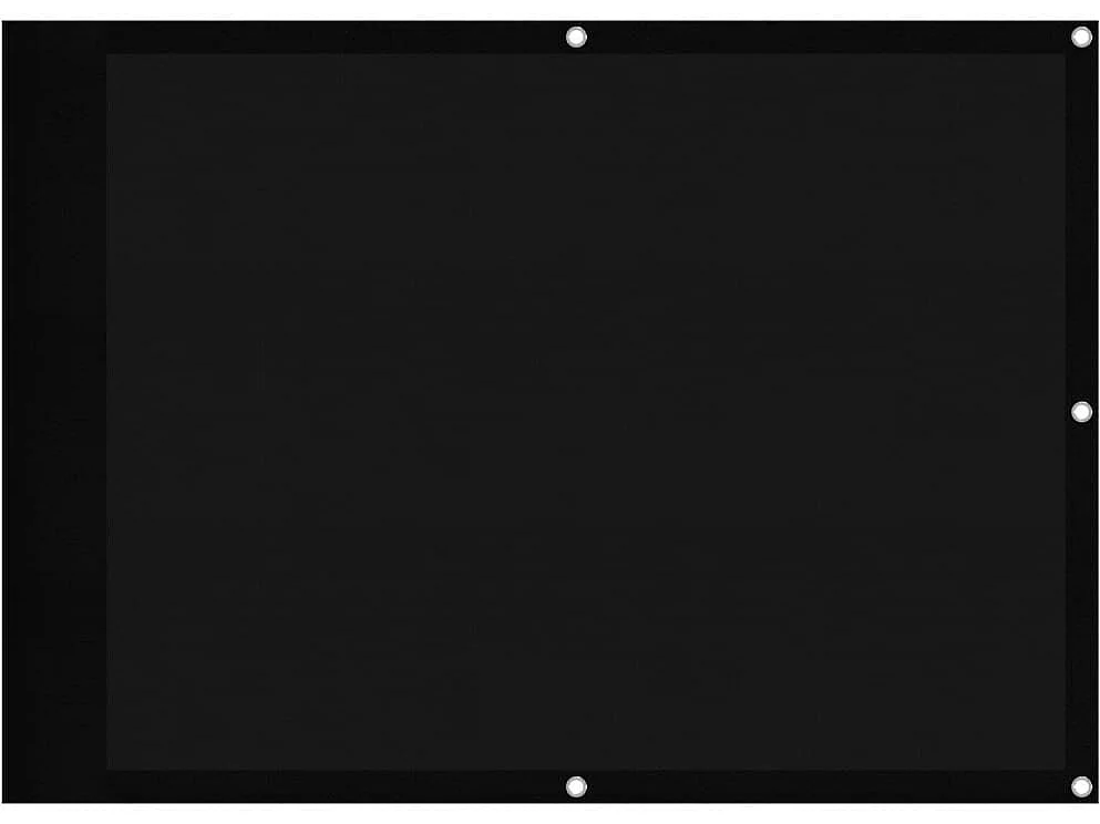 Écran de balcon noir 75x700 100% polyester oxford