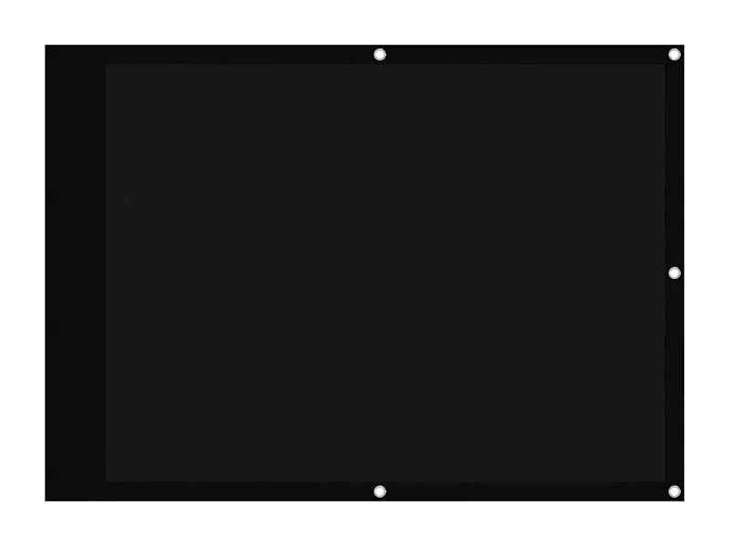 Écran de balcon noir 75x800 100% polyester oxford