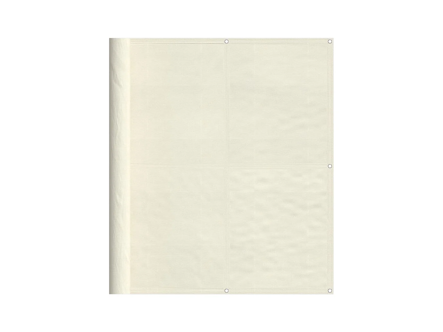 Écran de balcon crème 120x1000 100% polyester oxford