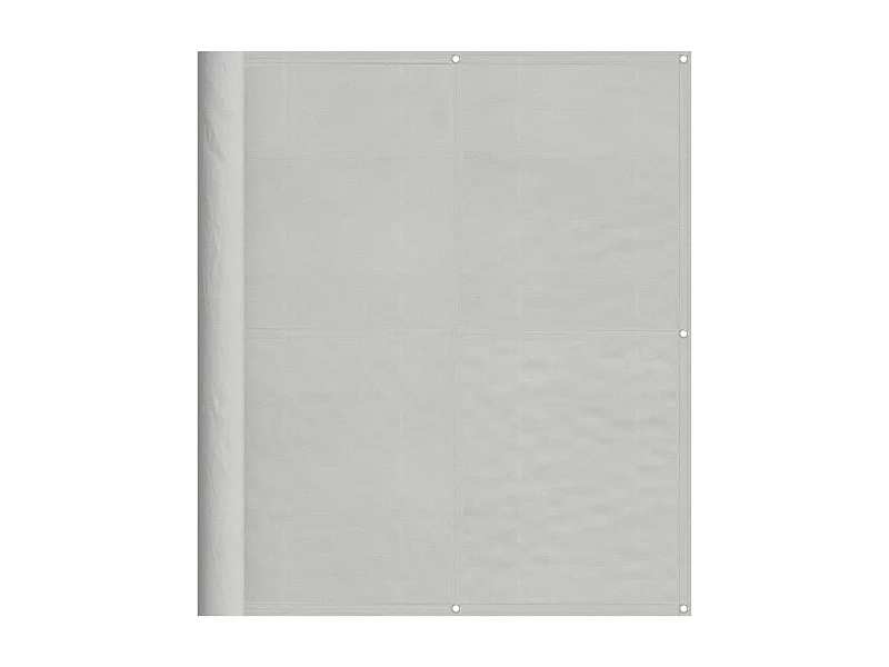 Écran de balcon gris clair 120x500 100% polyester oxford