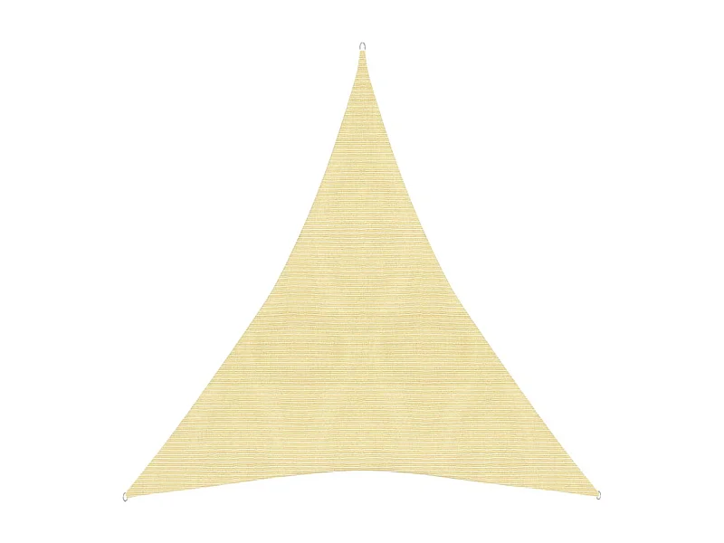 Voile d'ombrage 160 g-m² Beige 4x5x5 m PEHD