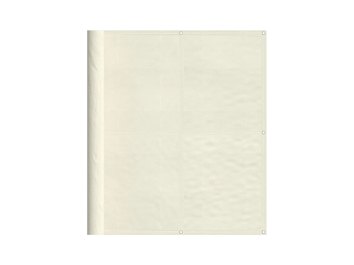 Écran de balcon crème 120x700 100% polyester oxford