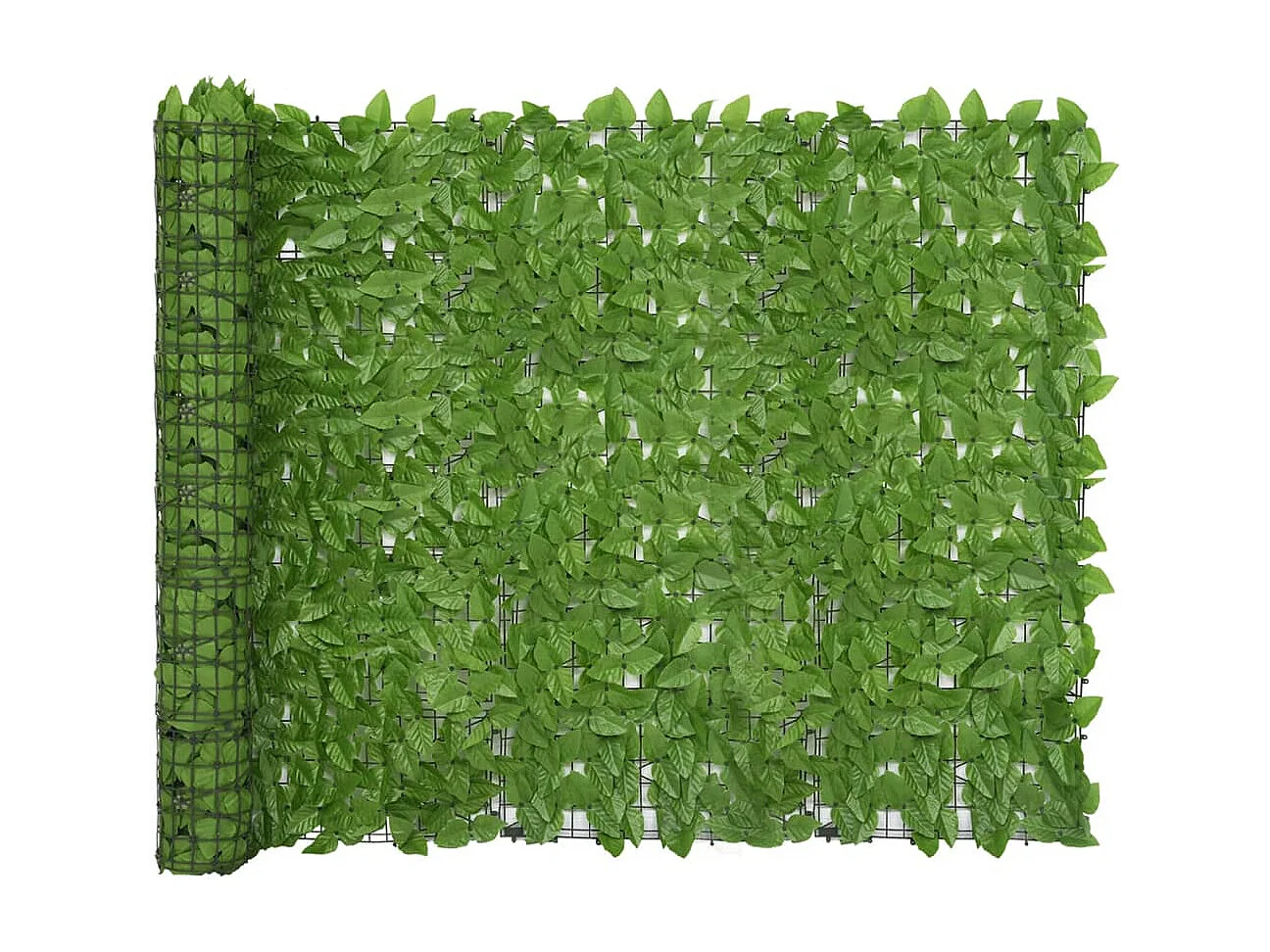 Écran de balcon avec feuilles vert 200x150