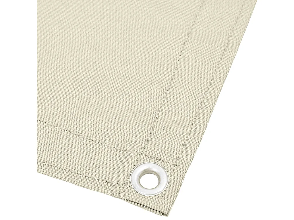 Écran de balcon crème 120x800 100% polyester oxford