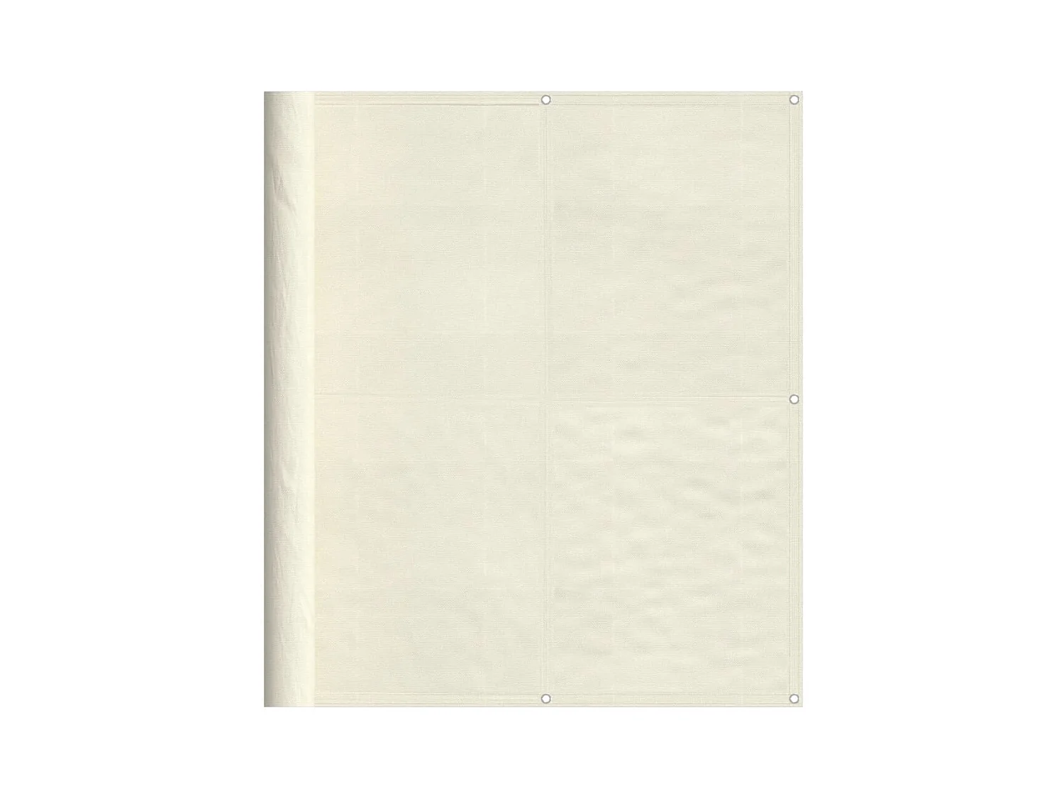 Écran de balcon crème 120x800 100% polyester oxford