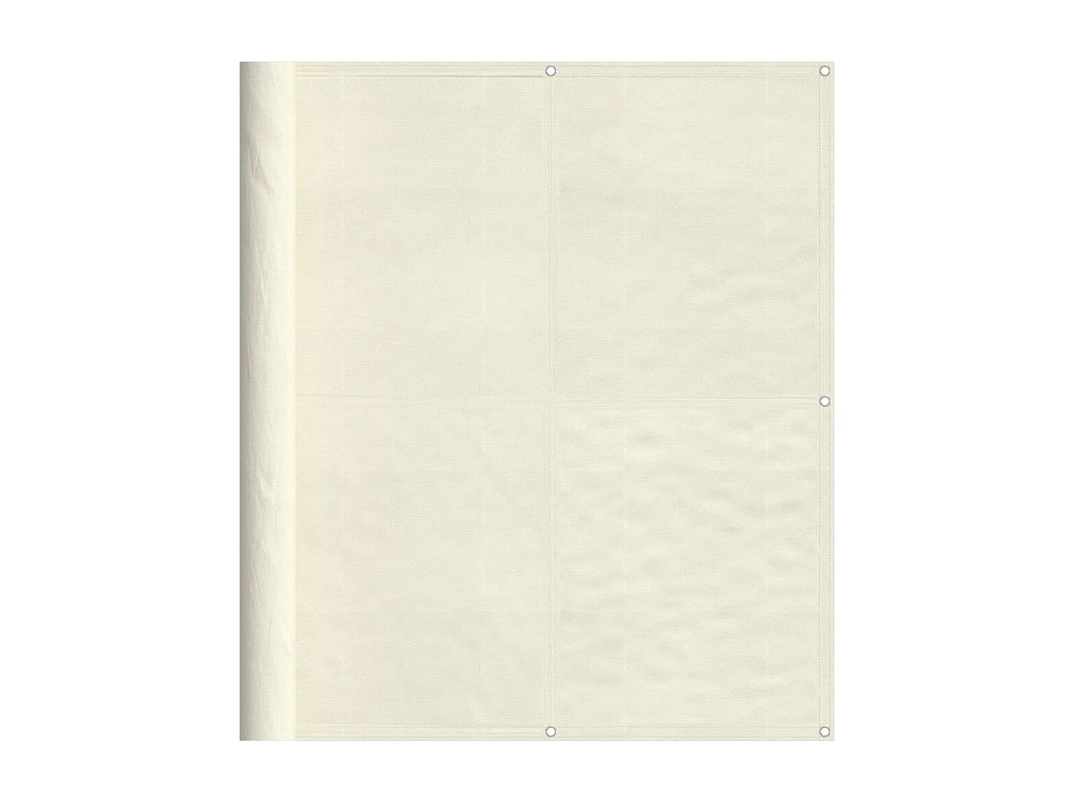 Écran de balcon crème 120x800 100% polyester oxford