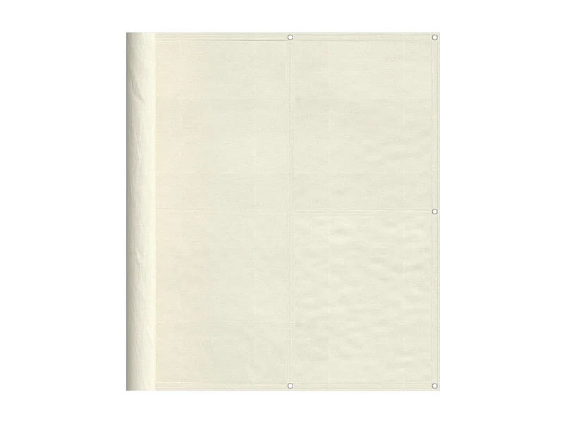 Écran de balcon crème 120x800 100% polyester oxford