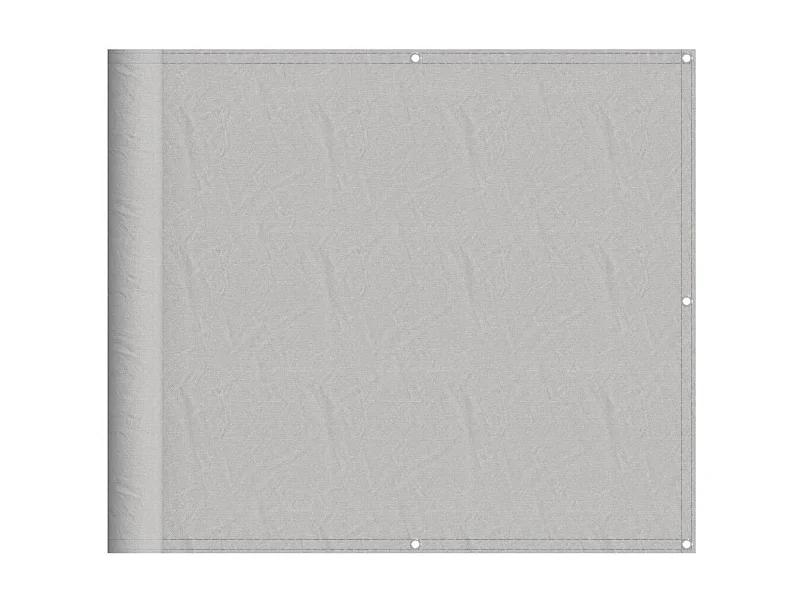 Écran de balcon gris clair 90x500 100% polyester oxford