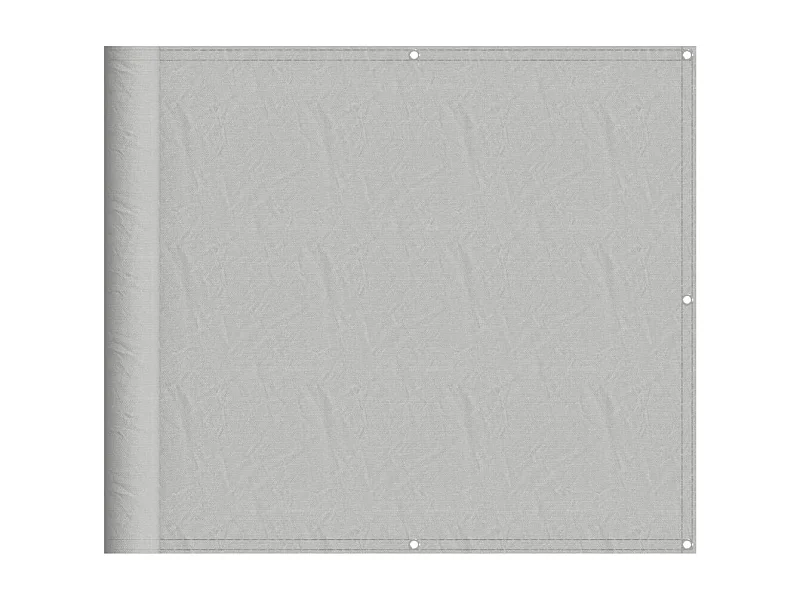 Écran de balcon gris clair 90x400 100% polyester oxford