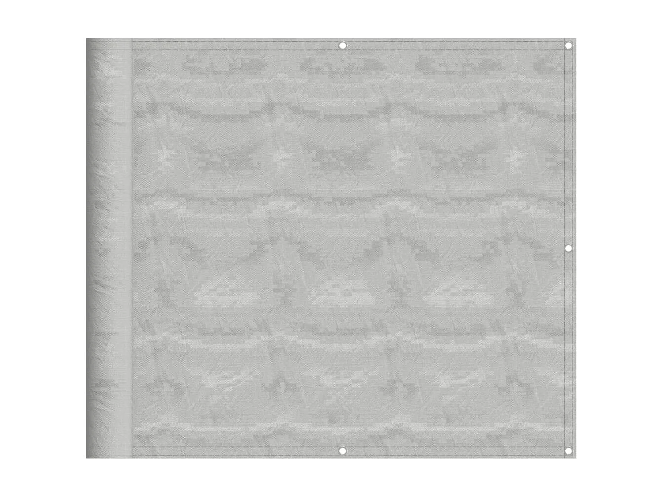 Écran de balcon gris clair 90x400 100% polyester oxford