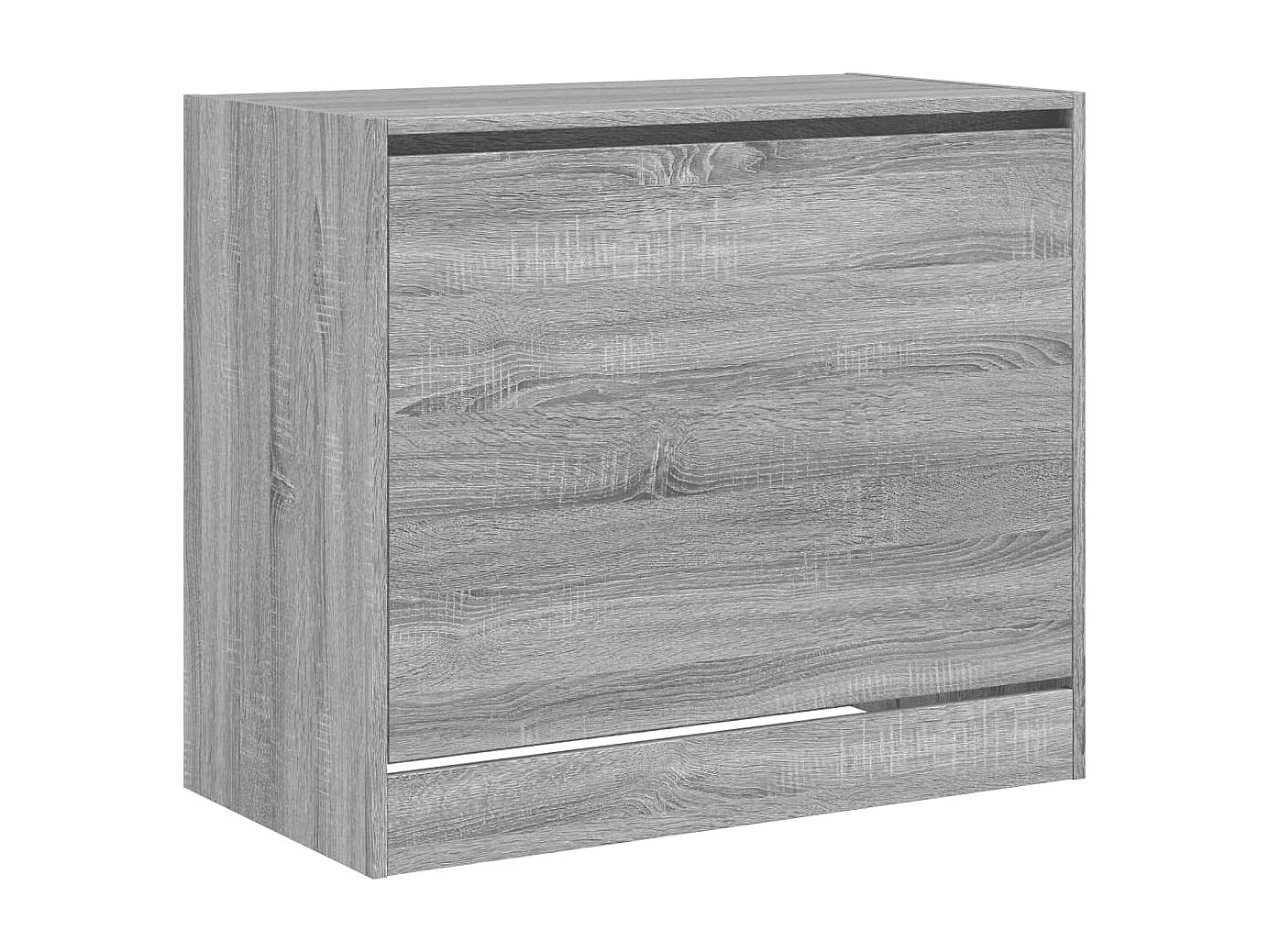 Armoire à chaussures sonoma gris 80x42x69 bois d'ingénierie