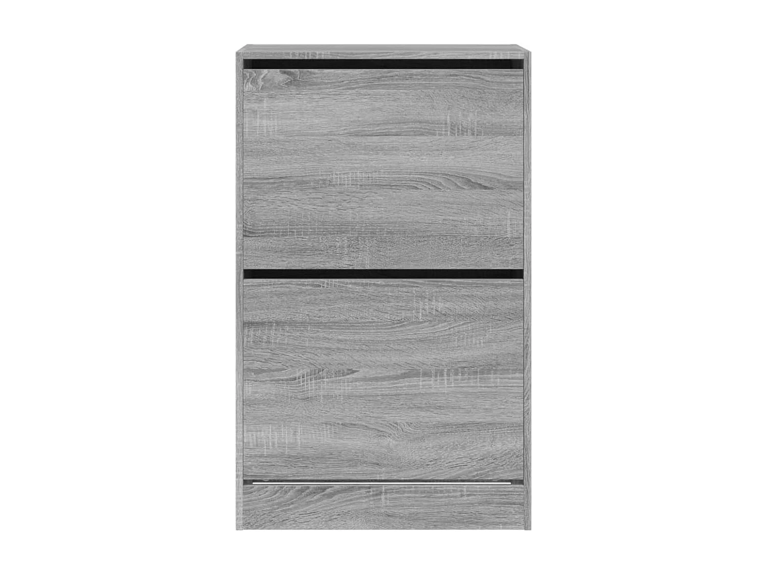 Armoire à chaussures sonoma gris 60x34x96,5 bois d'ingénierie