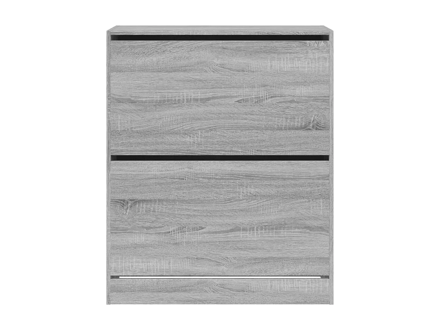 Armoire à chaussures sonoma gris 80x34x96,5 bois d'ingénierie