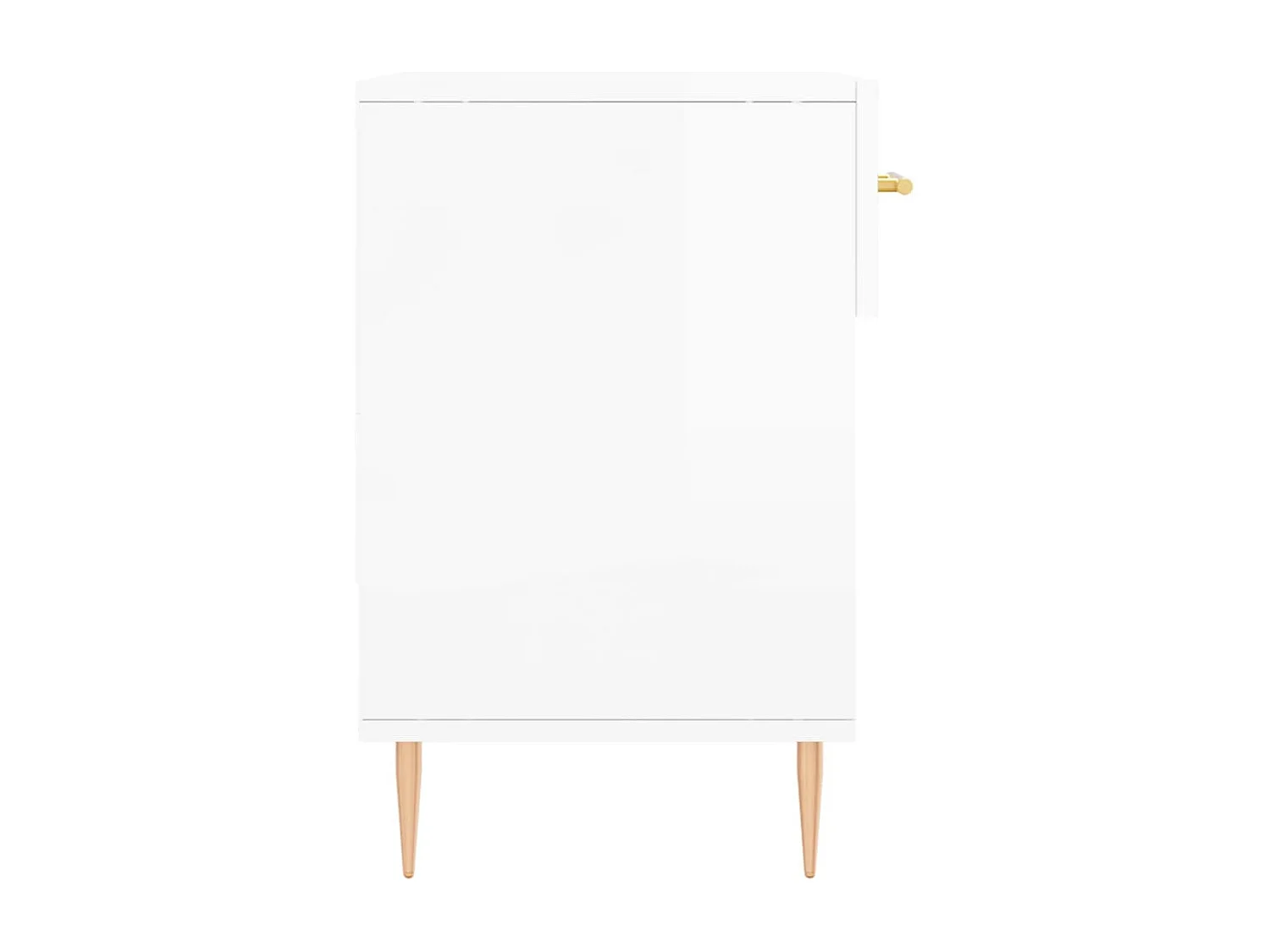 Banc à chaussures blanc brillant 102x35x55 bois d'ingénierie