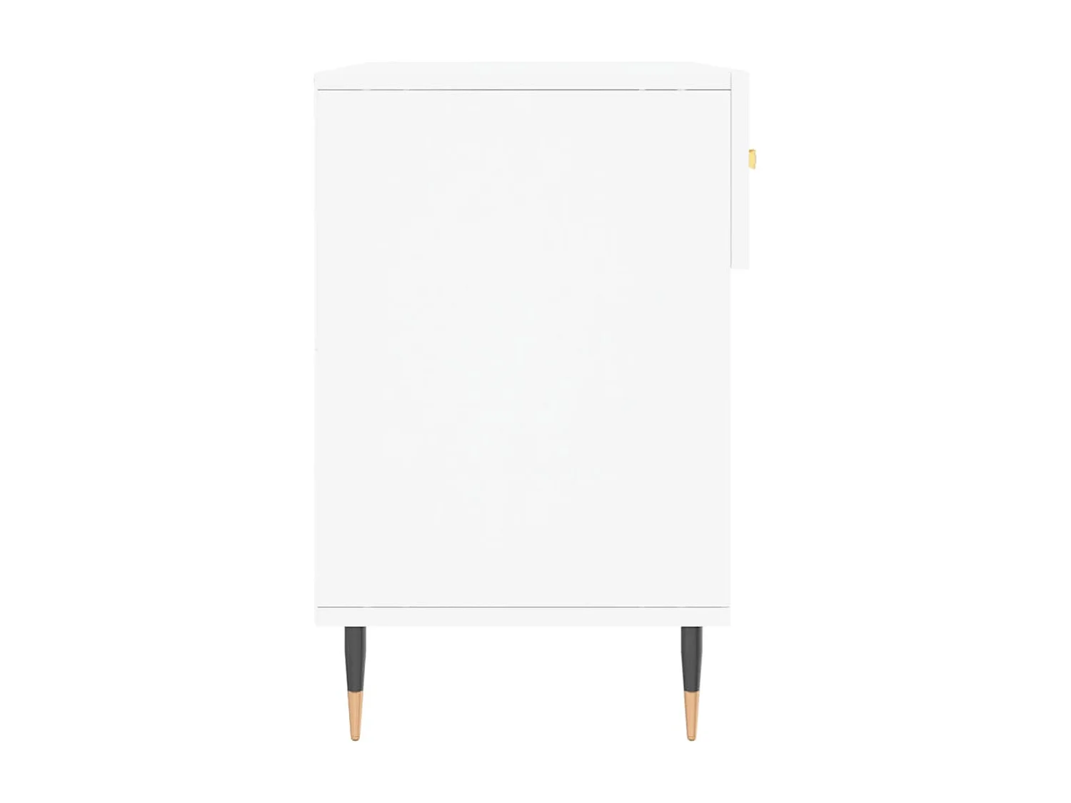 Banc à chaussures blanc 102x35x55 bois d'ingénierie