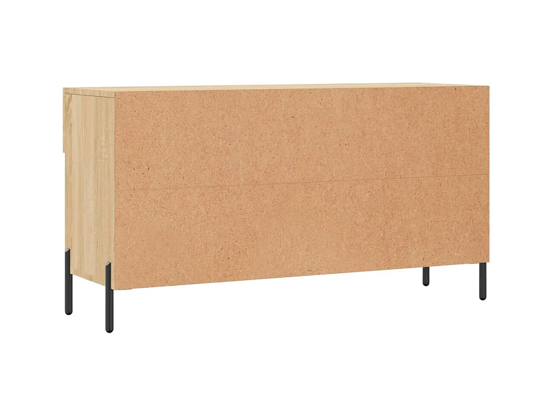 Schoenenbank 102x35x55 cm bewerkt hout sonoma eikenkleurig