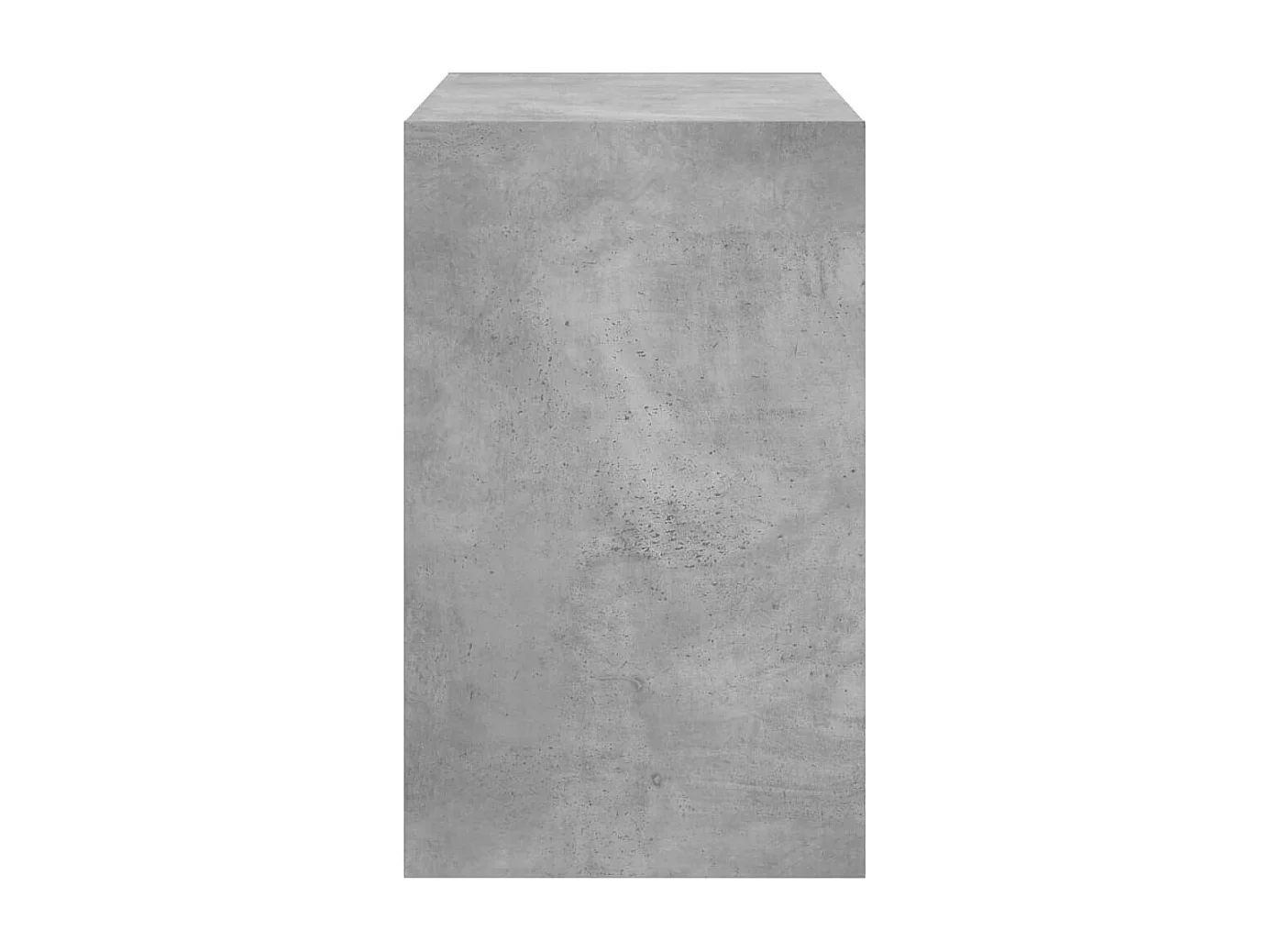 Armoire à chaussures gris béton 80x42x69 bois d'ingénierie