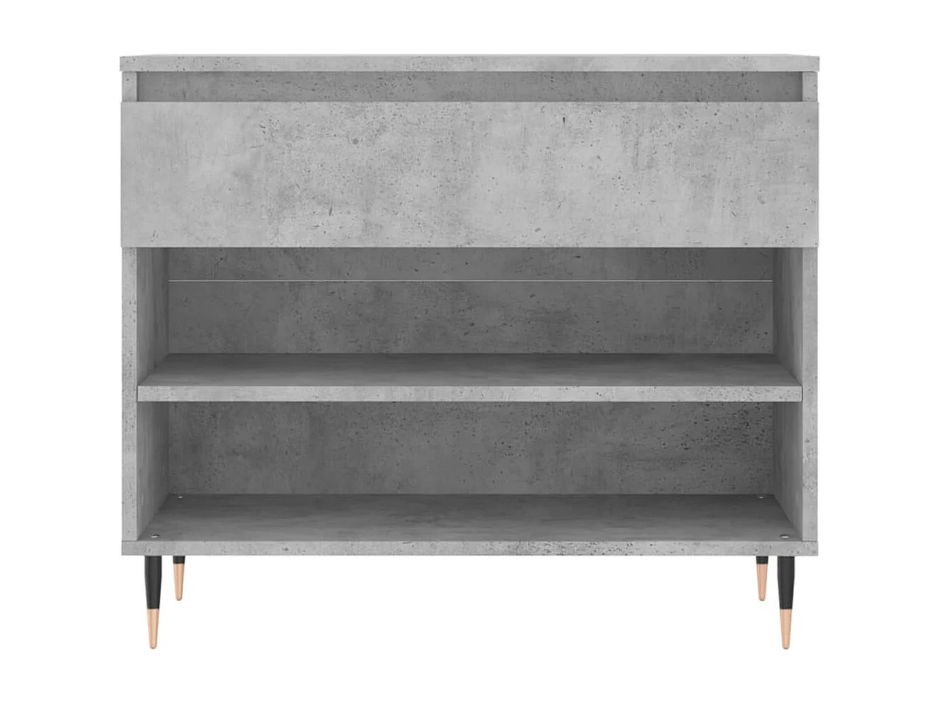 Armoire à chaussures Gris béton 70x36x60 Bois d'ingénierie