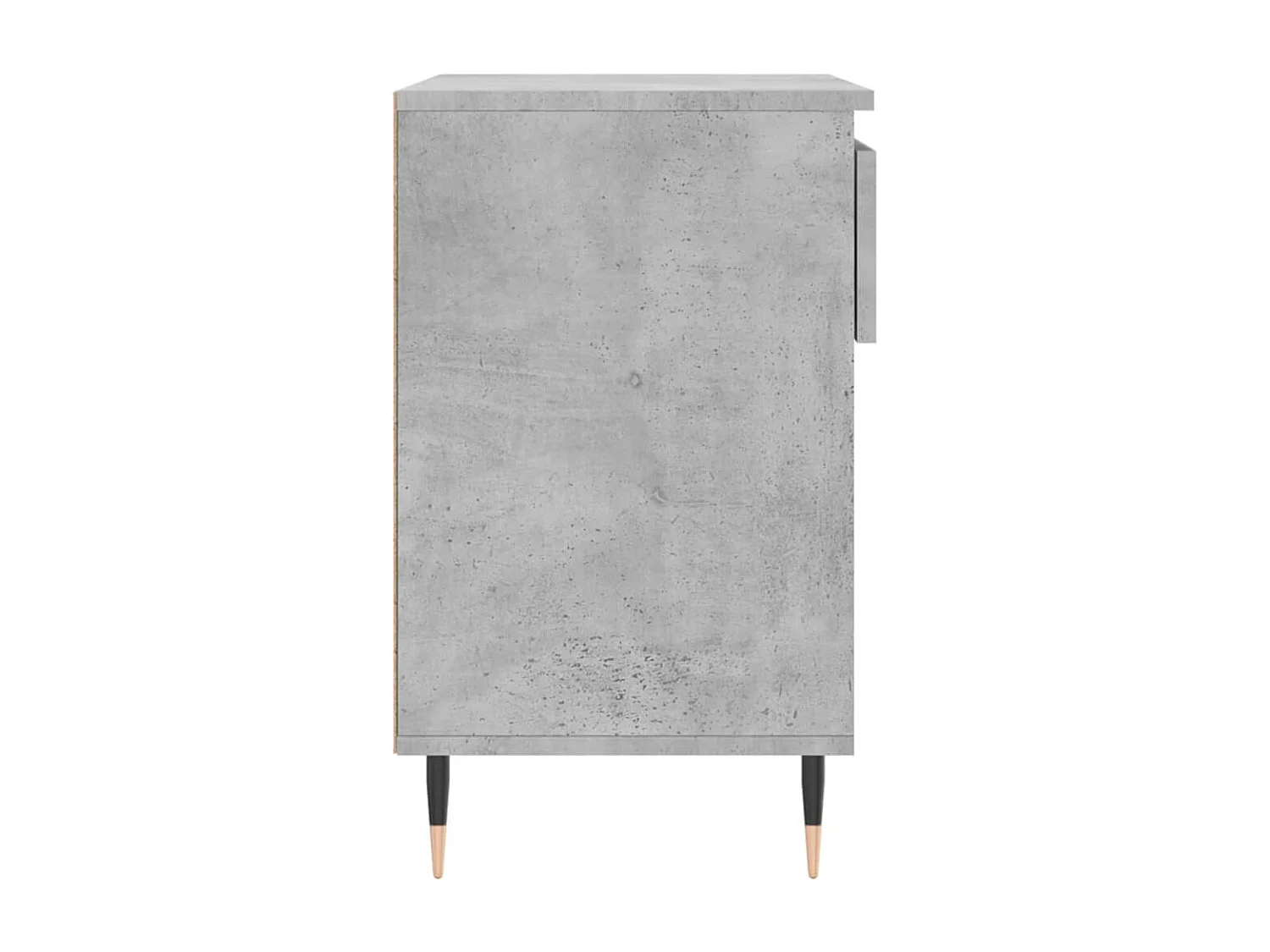 Armoire à chaussures Gris béton 70x36x60 Bois d'ingénierie