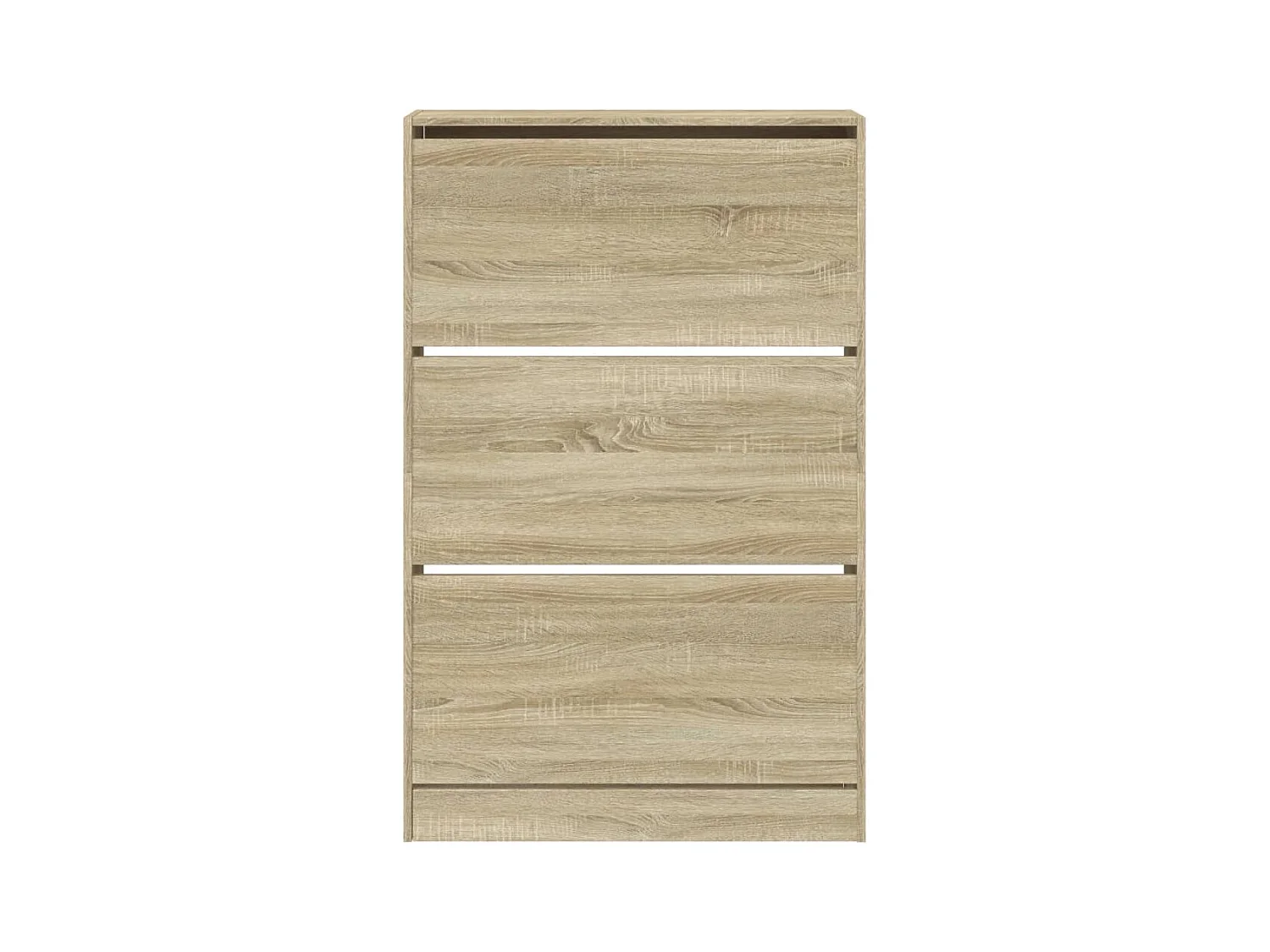 Armoire à chaussures chêne sonoma 80x21x125,5 bois ingénierie