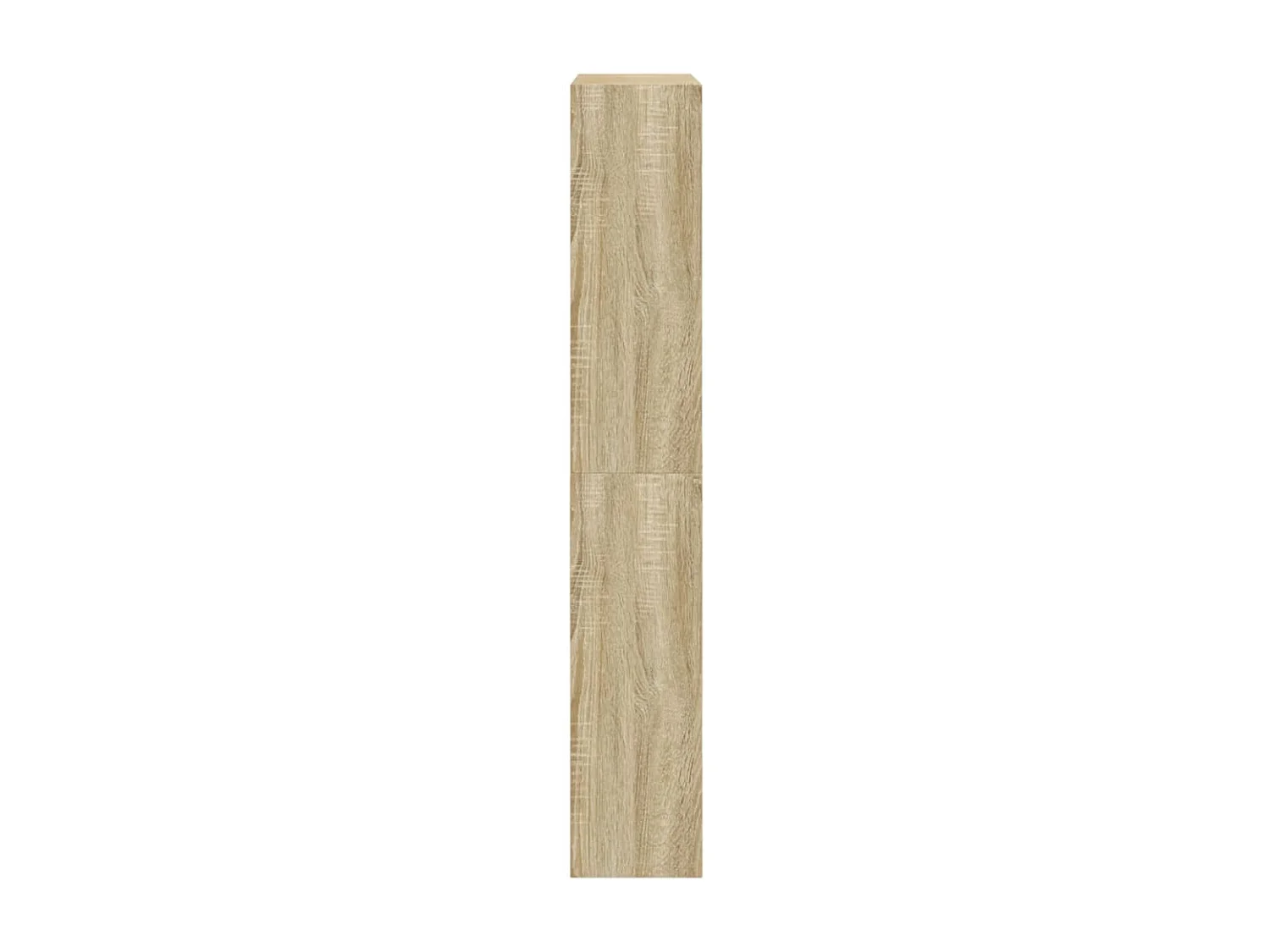 Schoenenkast 80x21x125,5 cm bewerkt hout sonoma eikenkleurig