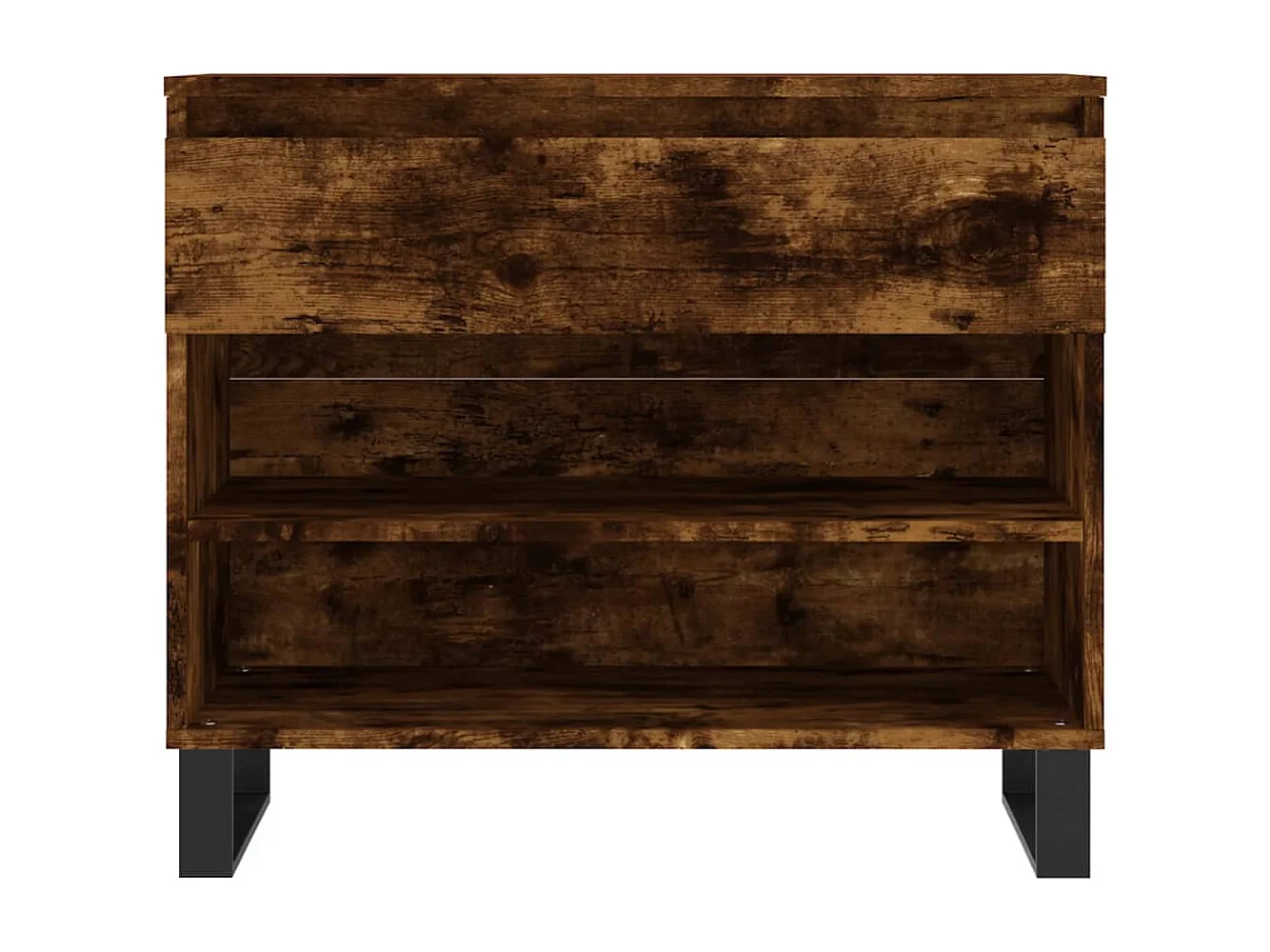 Armoire à chaussures Chêne fumé 70x36x60 Bois d'ingénierie