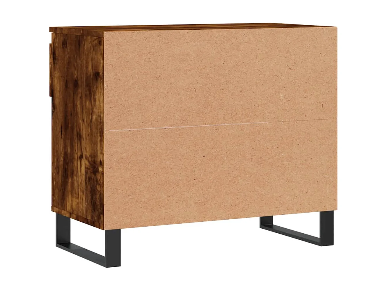 Armoire à chaussures Chêne fumé 70x36x60 Bois d'ingénierie