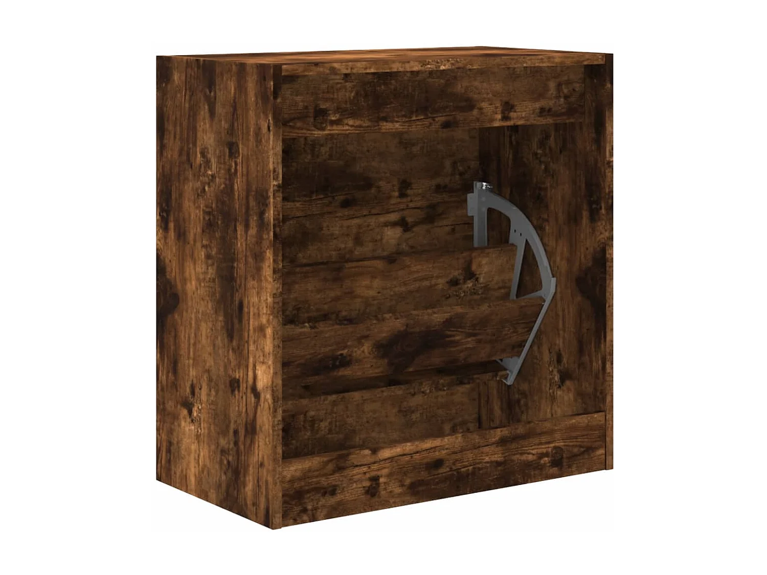 Armoire à chaussures chêne fumé 60x34x63,5 bois d'ingénierie