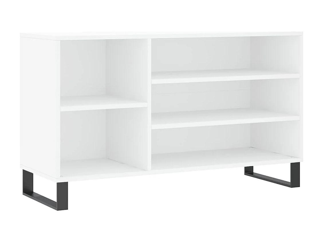 Armoire à chaussures Blanc 102x36x60 Bois d'ingénierie