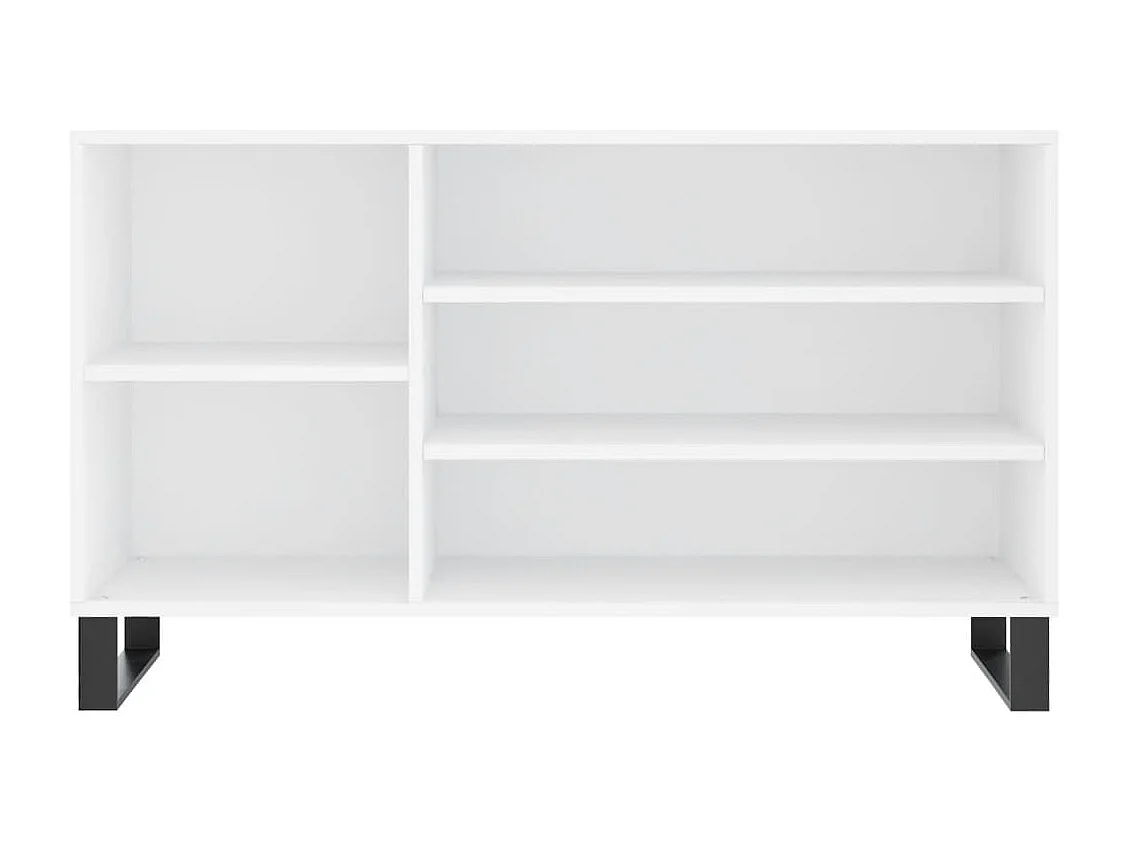 Armoire à chaussures Blanc 102x36x60 Bois d'ingénierie