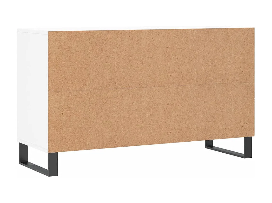 Armoire à chaussures Blanc 102x36x60 Bois d'ingénierie