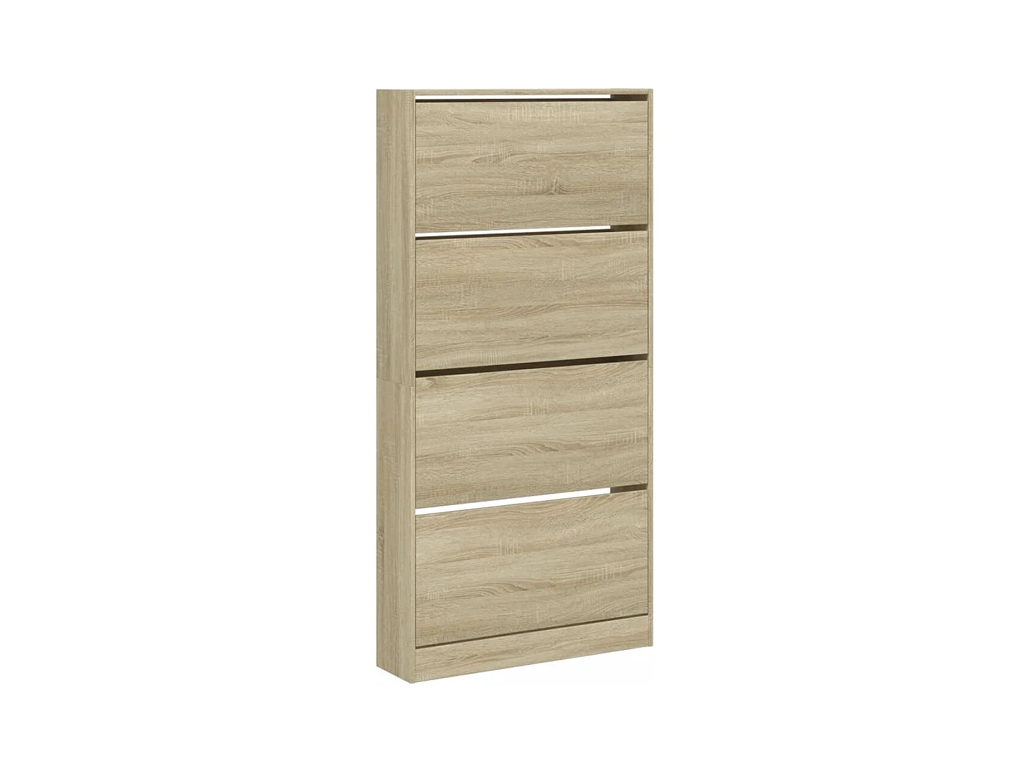 Armoire à chaussures 4 tiroirs rabattables chêne sonoma