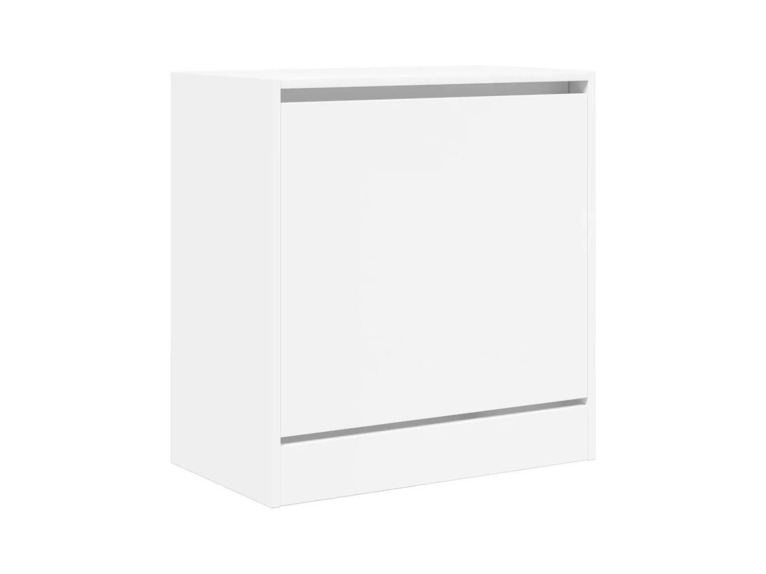 Armoire à chaussures blanc 60x34x63,5 bois d'ingénierie