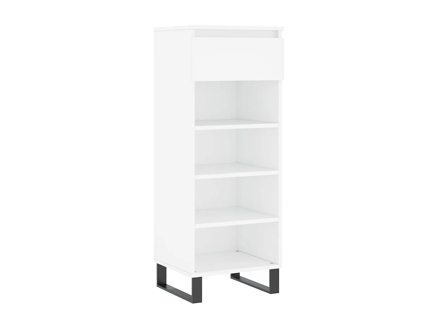 Armoire à chaussures Blanc 40x36x105 Bois d'ingénierie