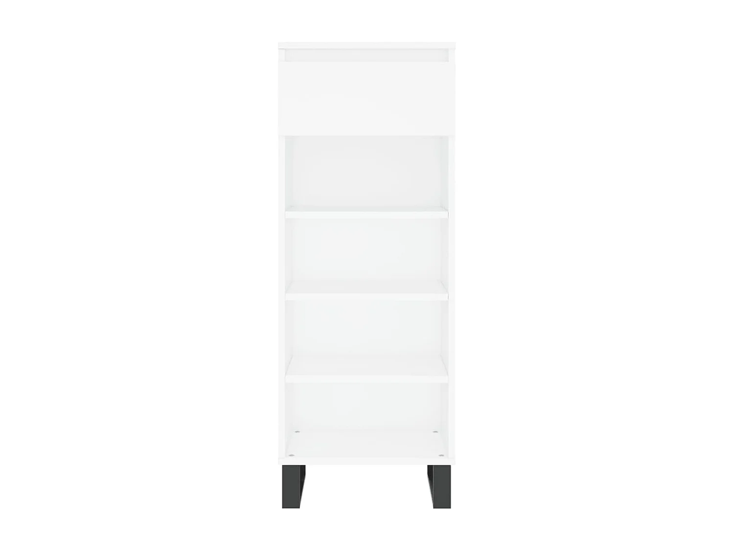Armoire à chaussures Blanc 40x36x105 Bois d'ingénierie