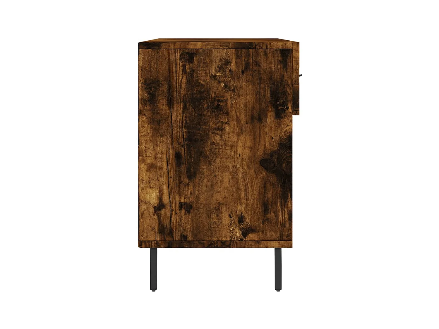 Banc à chaussures chêne fumé 102x35x55 bois d'ingénierie