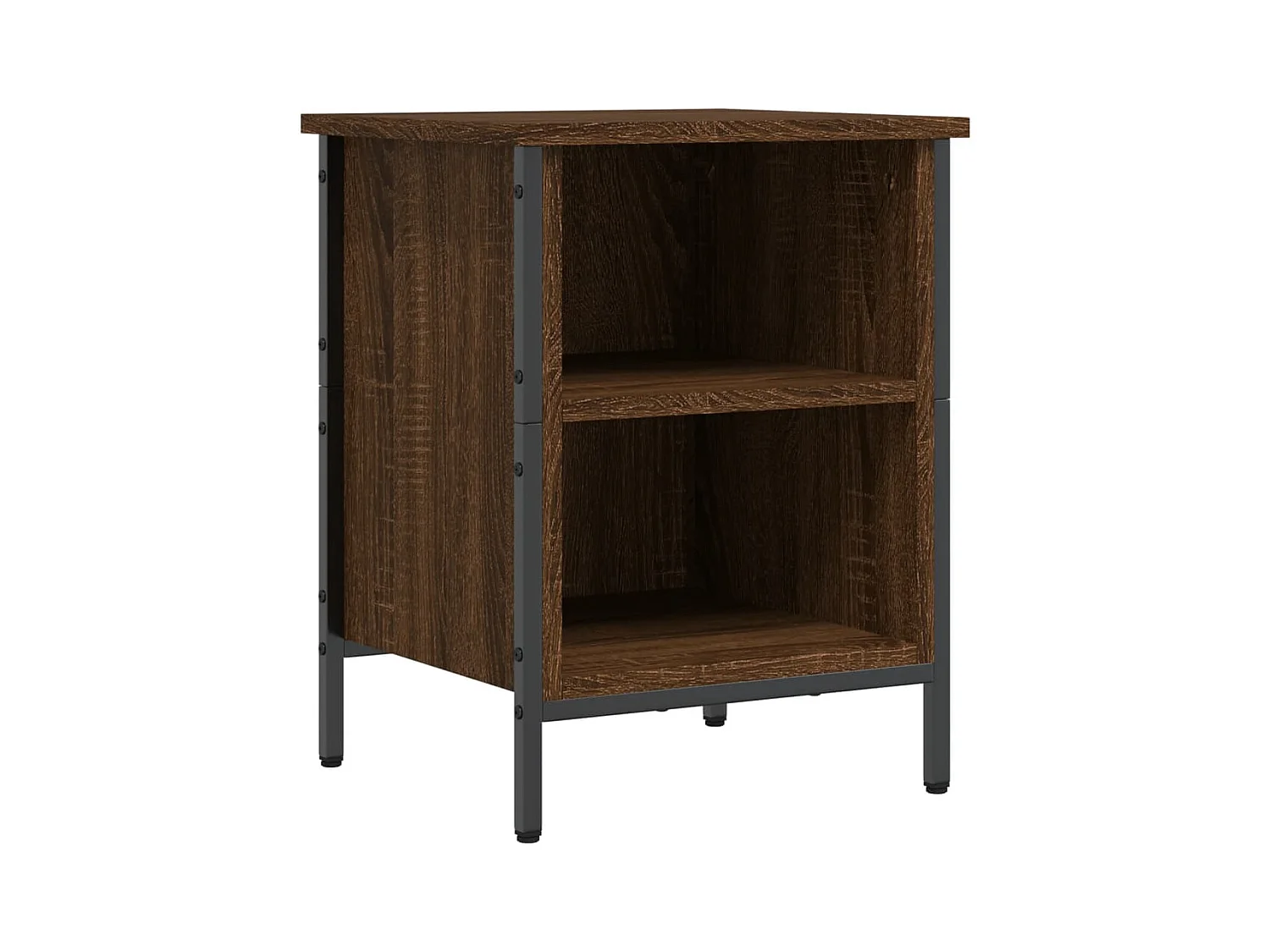 Armoire à chaussures chêne marron 38x35x50 bois d'ingénierie