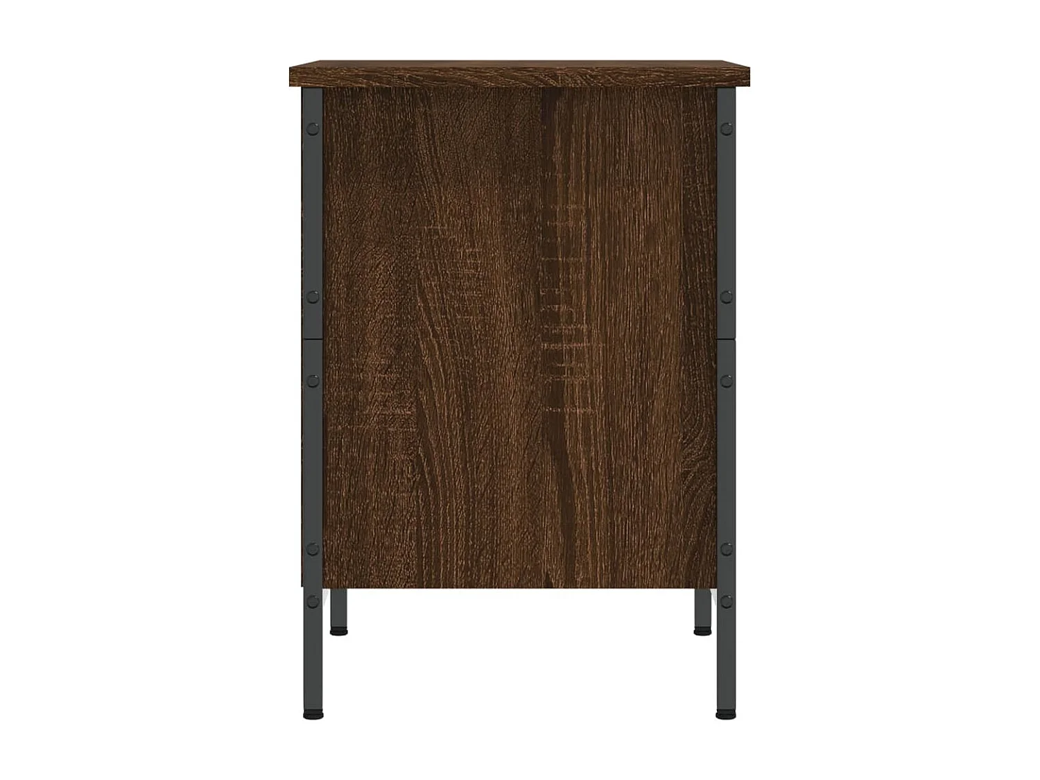 Armoire à chaussures chêne marron 38x35x50 bois d'ingénierie