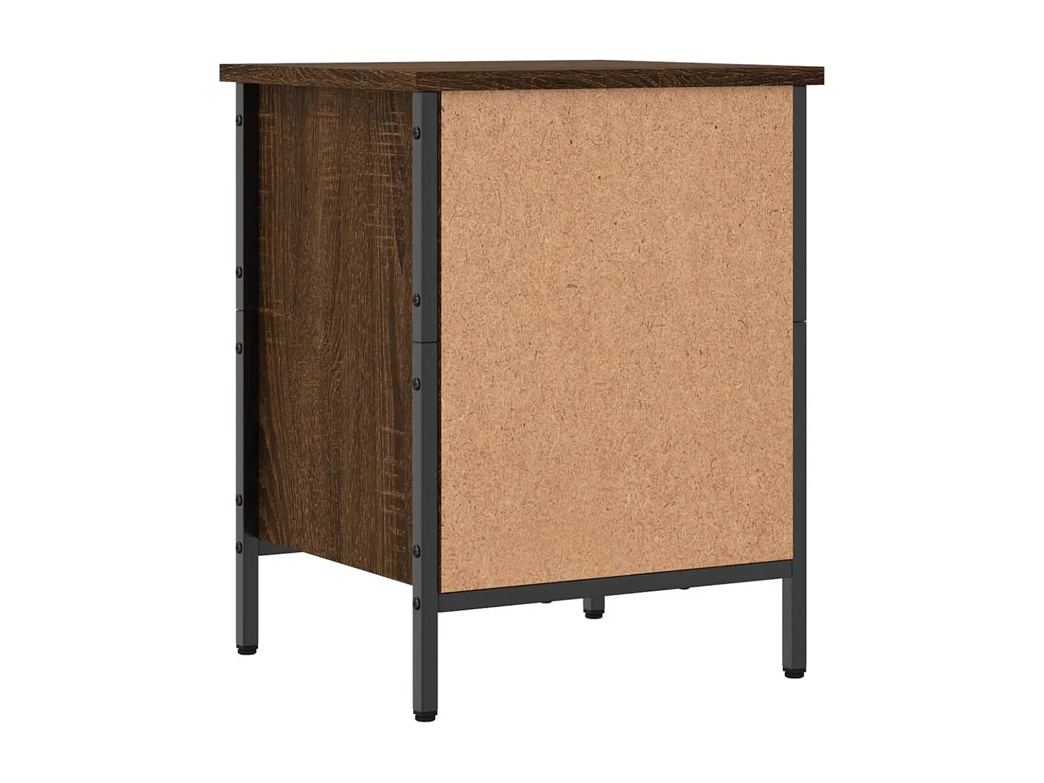 Armoire à chaussures chêne marron 38x35x50 bois d'ingénierie