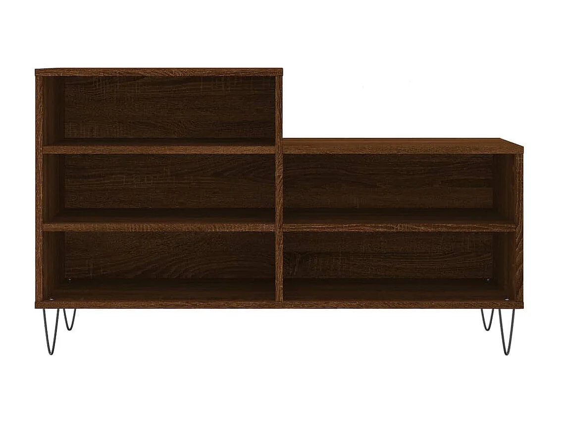 Armoire à chaussures Chêne marron 102x36x60 Bois d'ingénierie