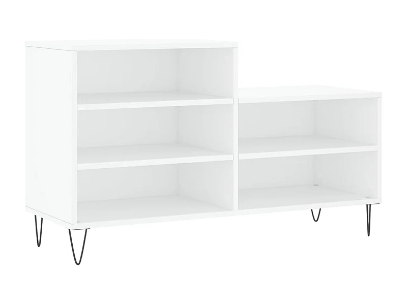 Armoire à chaussures Blanc 102x36x60 Bois d'ingénierie