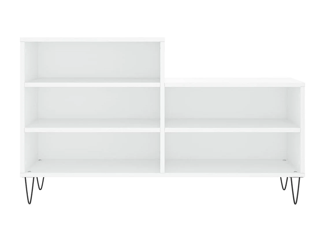 Armoire à chaussures Blanc 102x36x60 Bois d'ingénierie