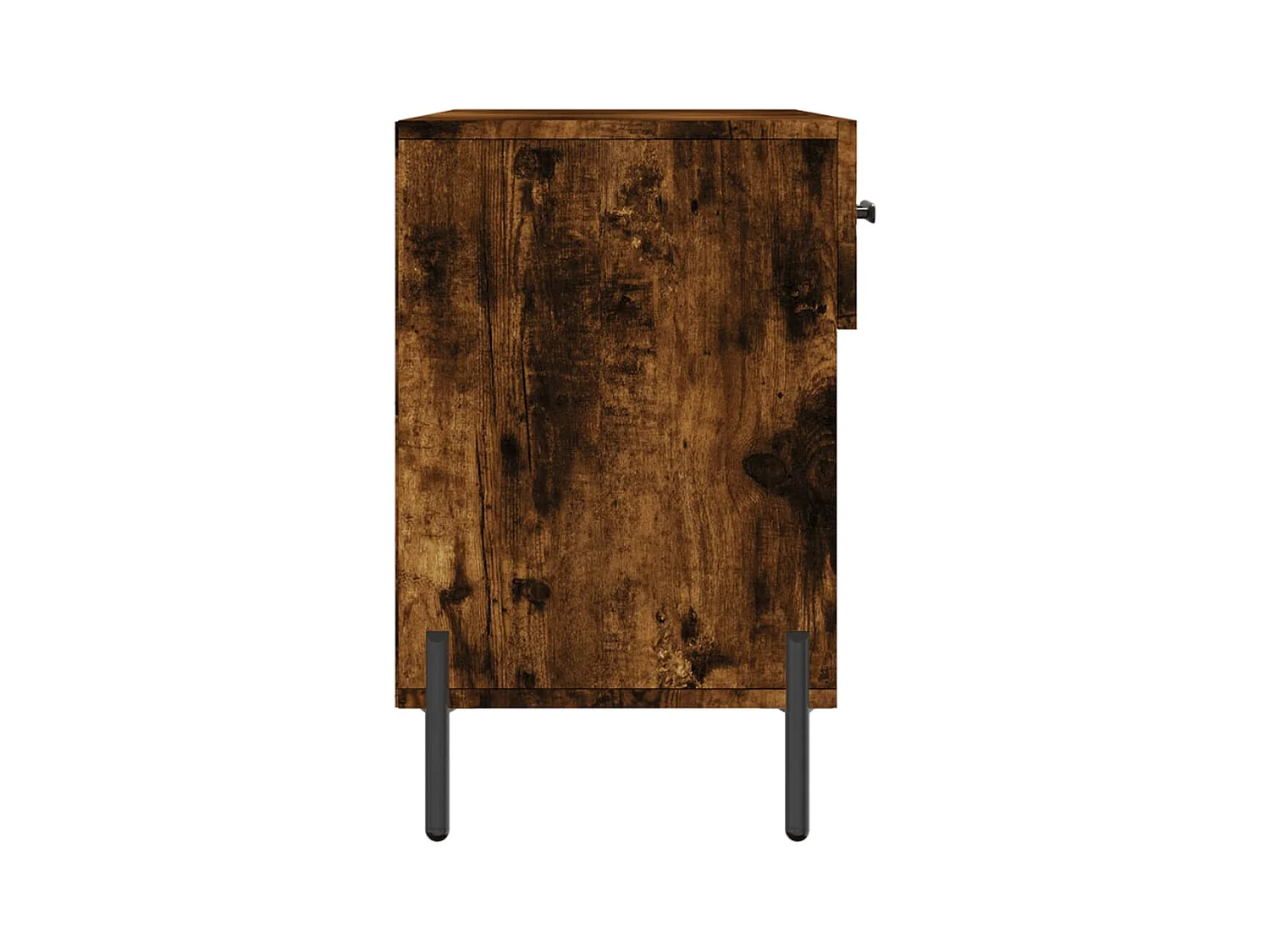 Banc à chaussures chêne fumé 102x35x55 bois d'ingénierie