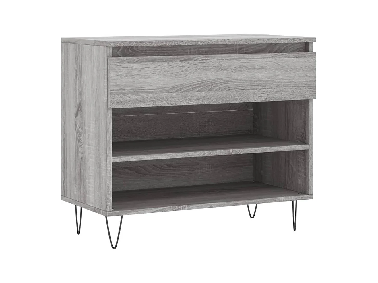 Armoire à chaussures Sonoma gris 70x36x60 Bois d'ingénierie