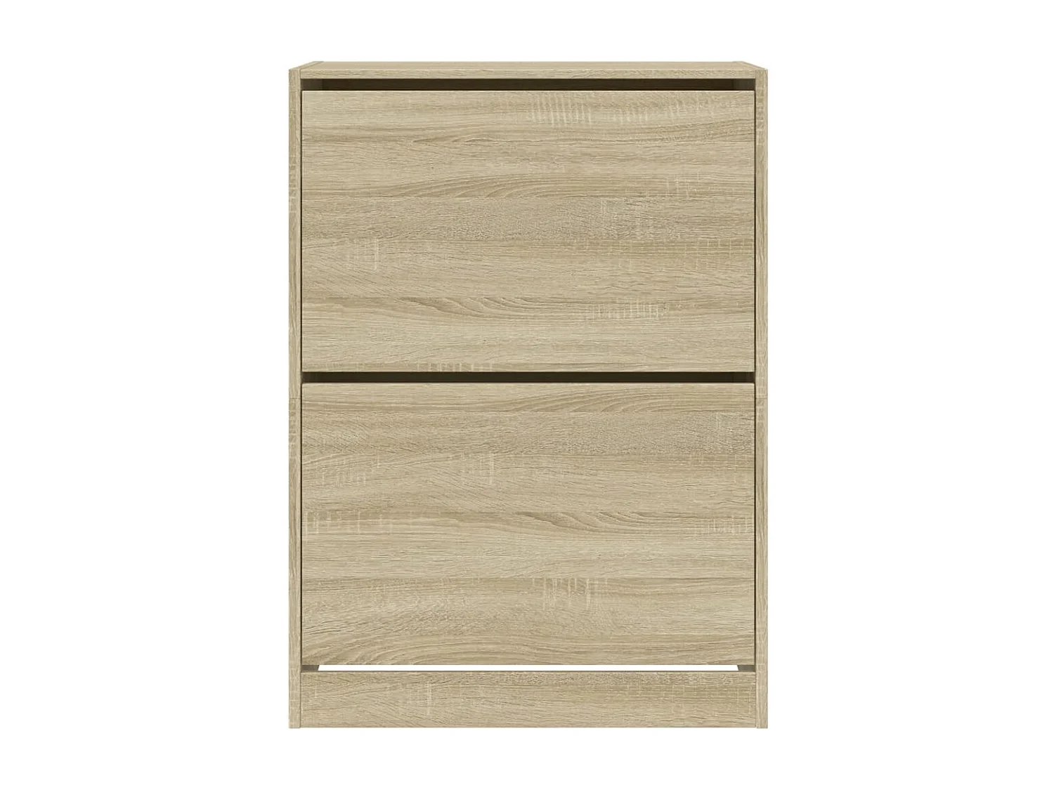 Armoire à chaussures 2 tiroirs rabattables chêne sonoma