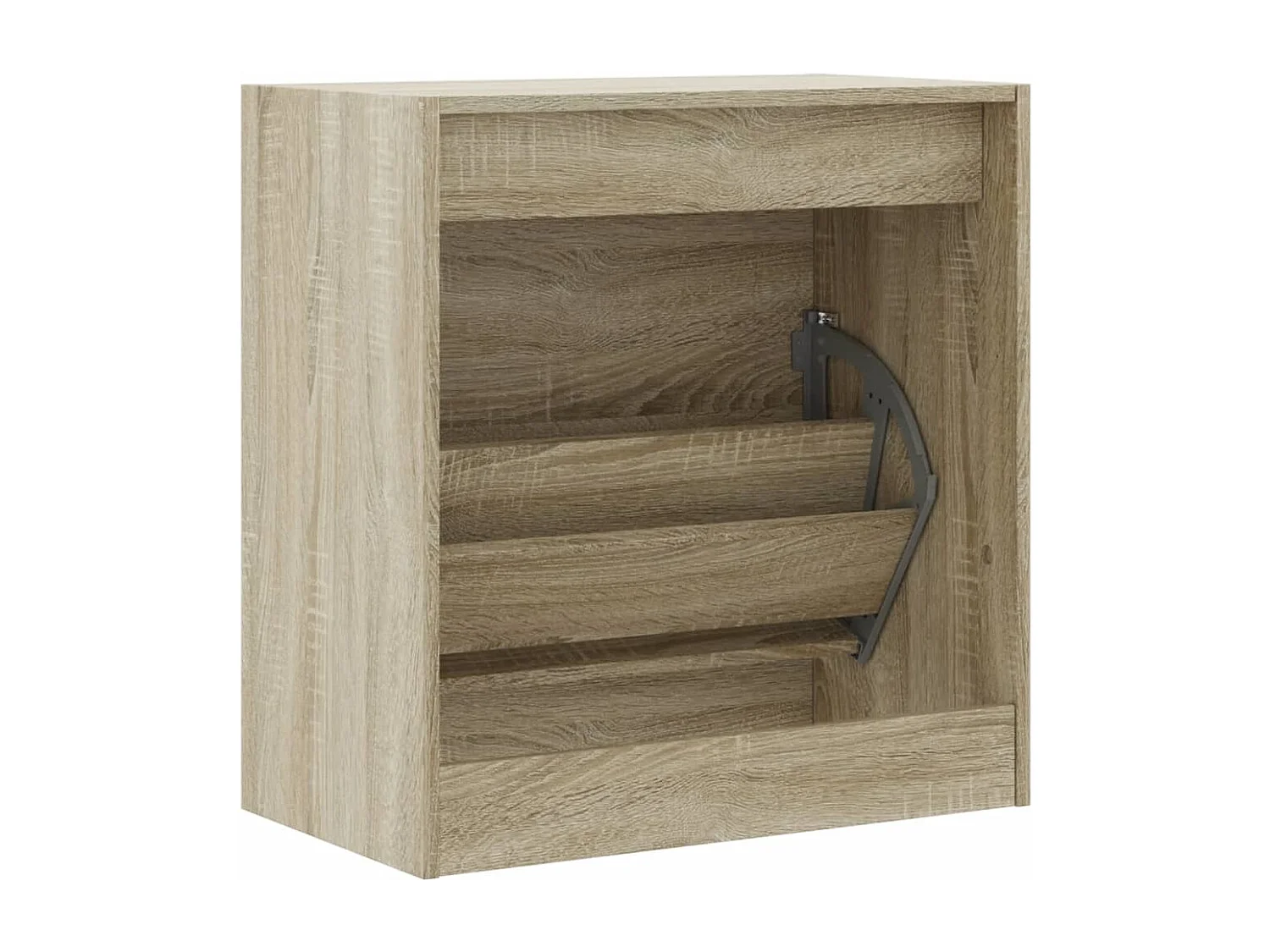 Armoire à chaussures chêne sonoma 60x34x63,5 bois ingénierie