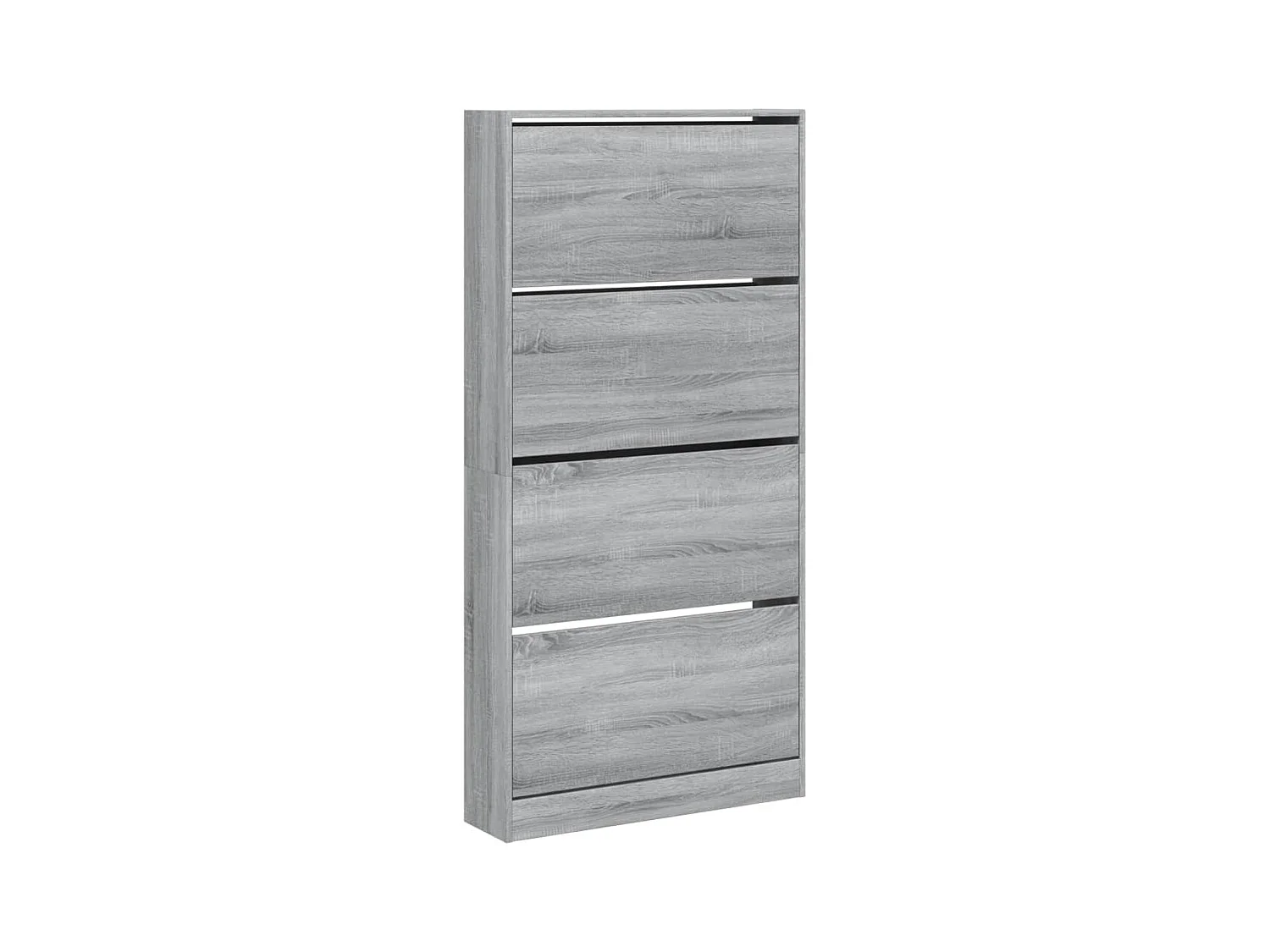Armoire à chaussures 4 tiroirs rabattables sonoma gris