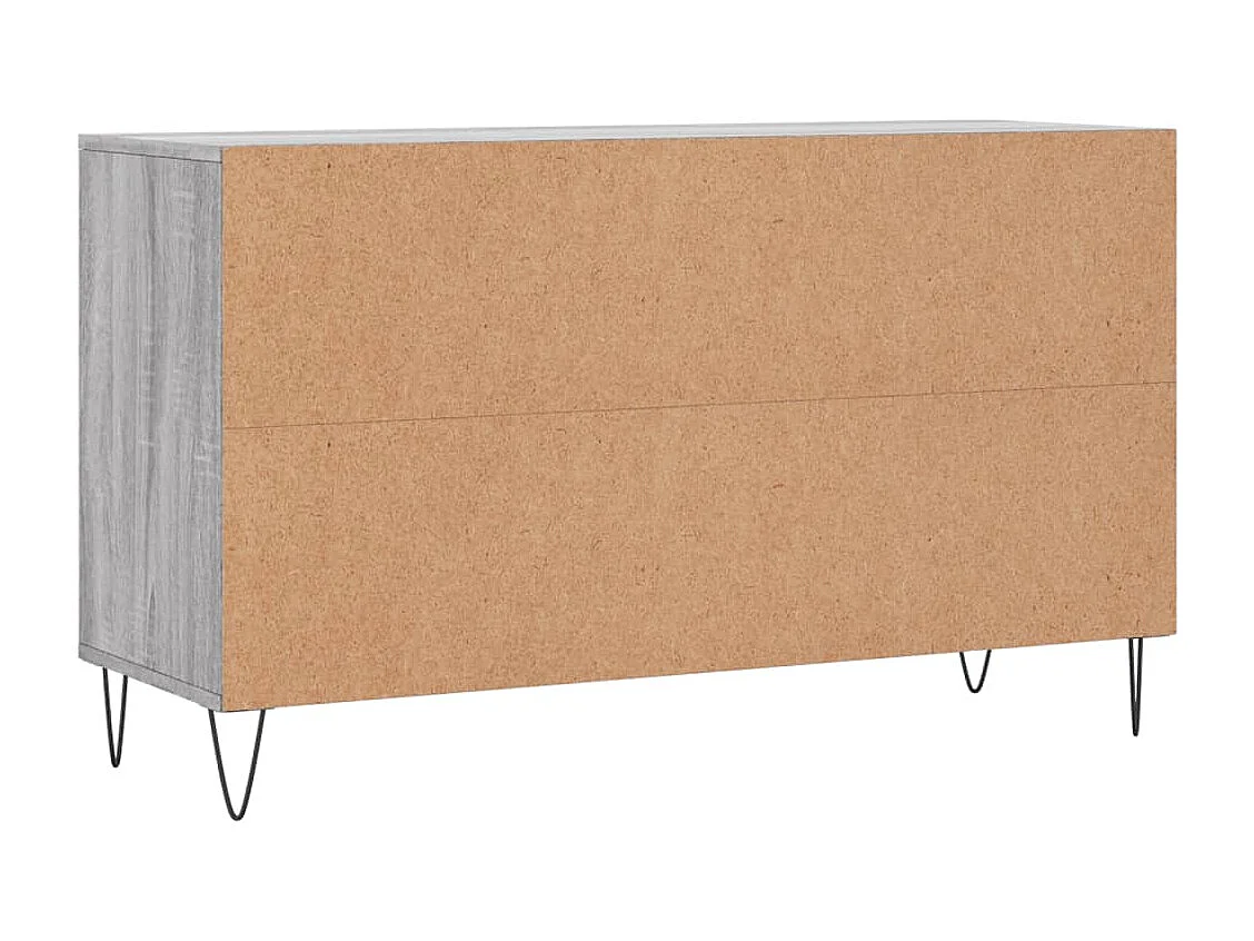 Armoire à chaussures Sonoma gris 102x36x60 Bois d'ingénierie