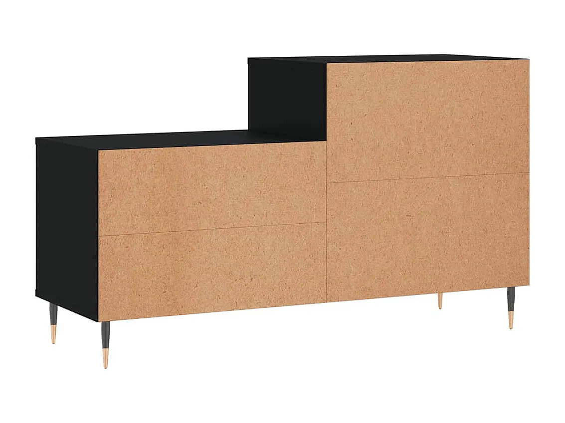 Armoire à chaussures Noir 102x36x60 Bois d'ingénierie