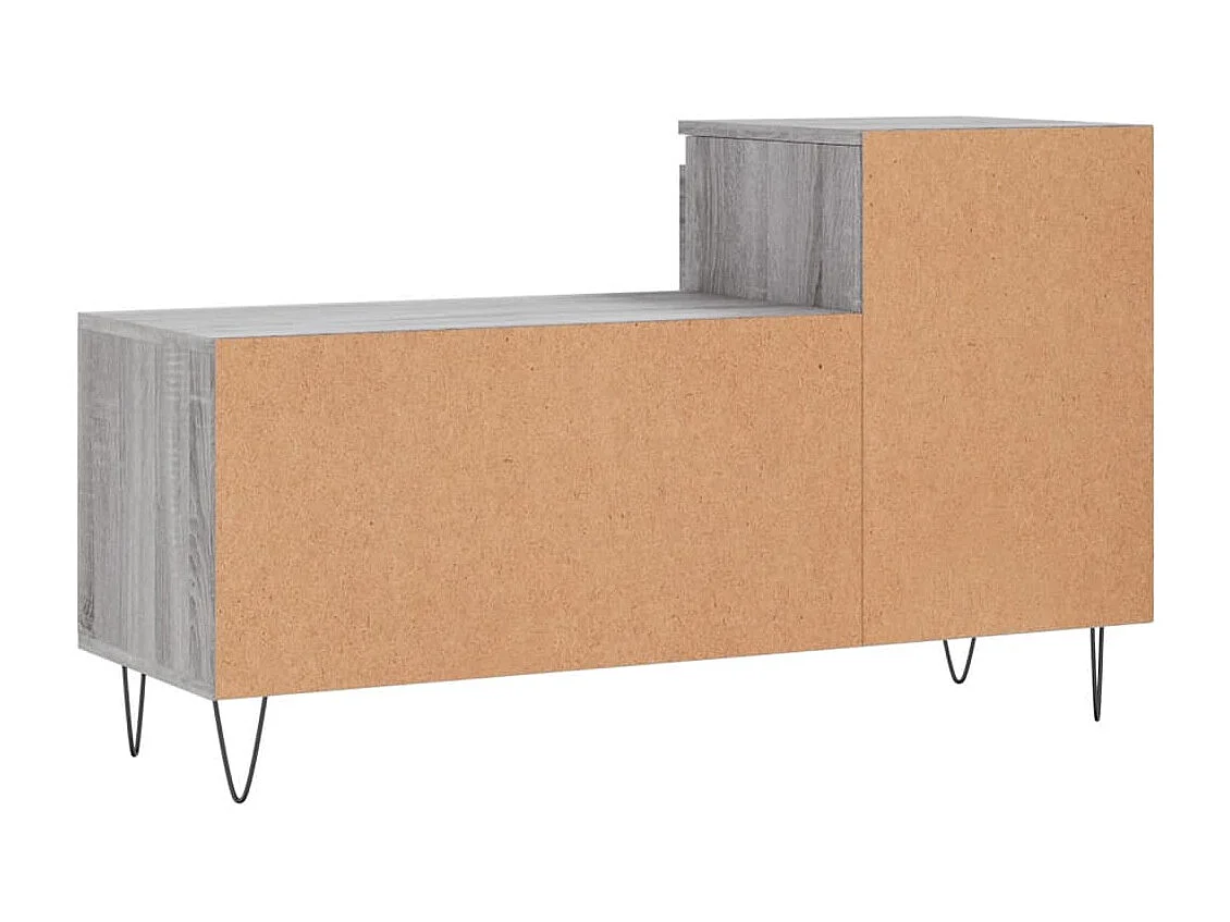 Armoire à chaussures Sonoma gris 102x36x60 Bois d'ingénierie